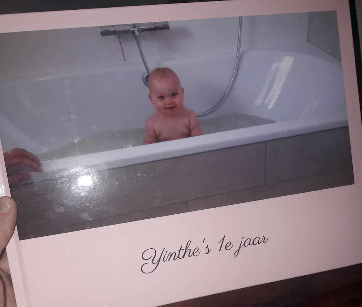 baby eerste jaar fotoboek