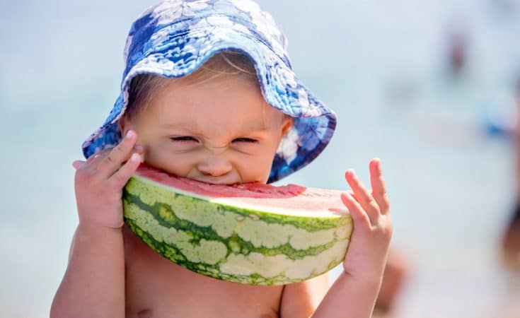 gezonde kindersnacks voor onderweg of op het strand