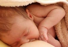 kolven met de hand borstvoeding