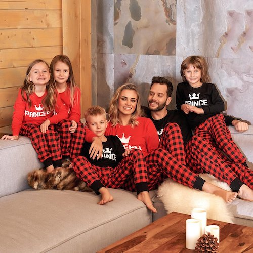 matching familie pyjama