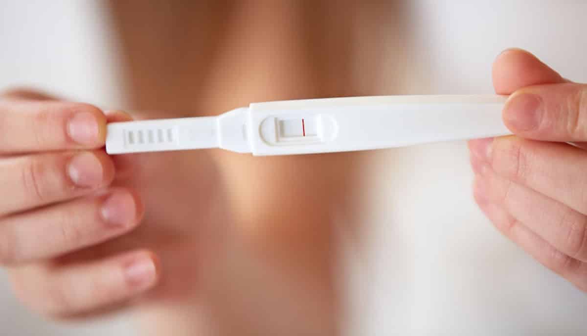 negatieve zwangerschapstest