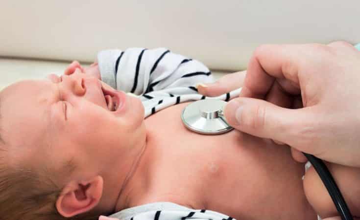 zuurstoftekort in bloed baby na geboorte